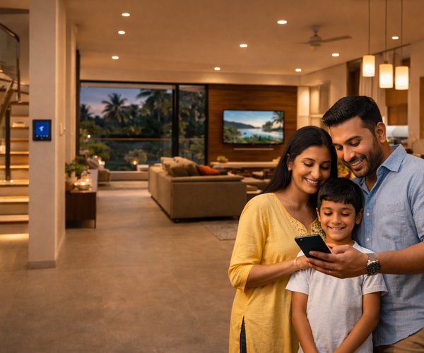 Smart home automation installed Kerala