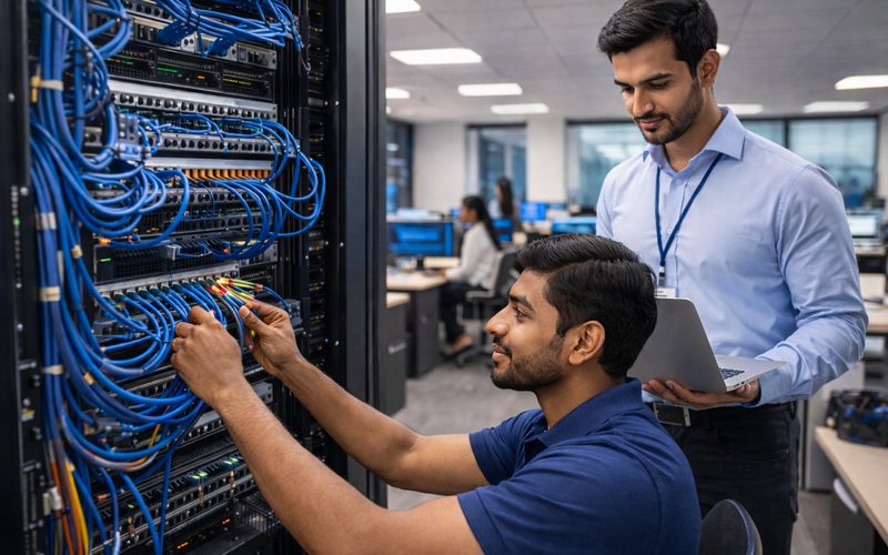 Network cabling installation Kerala